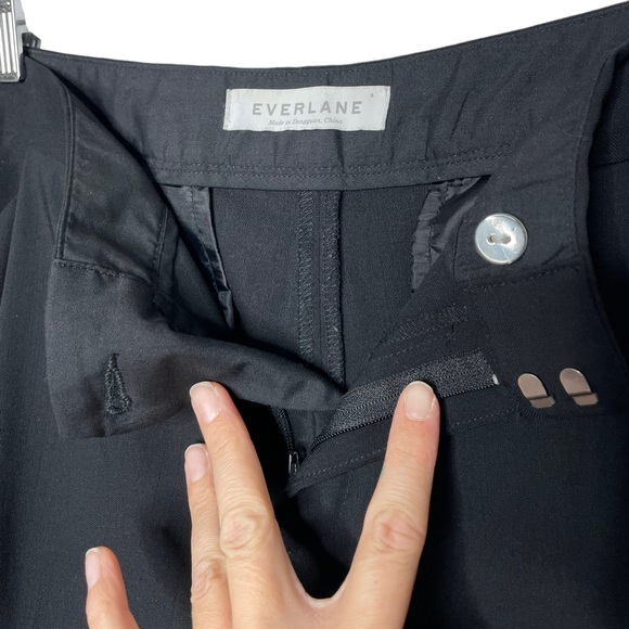 Everlane | The Wool Slouchy Trouser in Black 4 - Picture 4 of 6